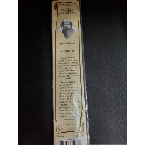 Encens Ancestral JABOU - Myrrhe Encens Ancestral JABOU - Myrrhe