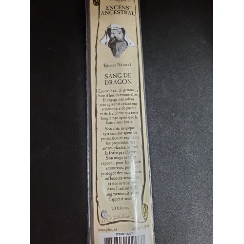 Encens Ancestral JABOU - Sang de Dragon Encens Ancestral JABOU - Sang de Dragon