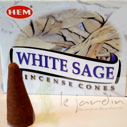 Encens en cônes sauge blanche Encens en cônes sauge blanche